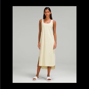 NWT Lululemon Pima Cotton Open-Back Midi Dress